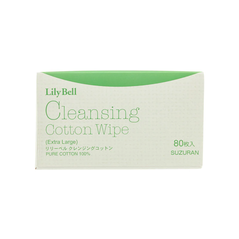 Suzuran Cleansing Cotton Wipe Extra Large 80Piece - Image 3