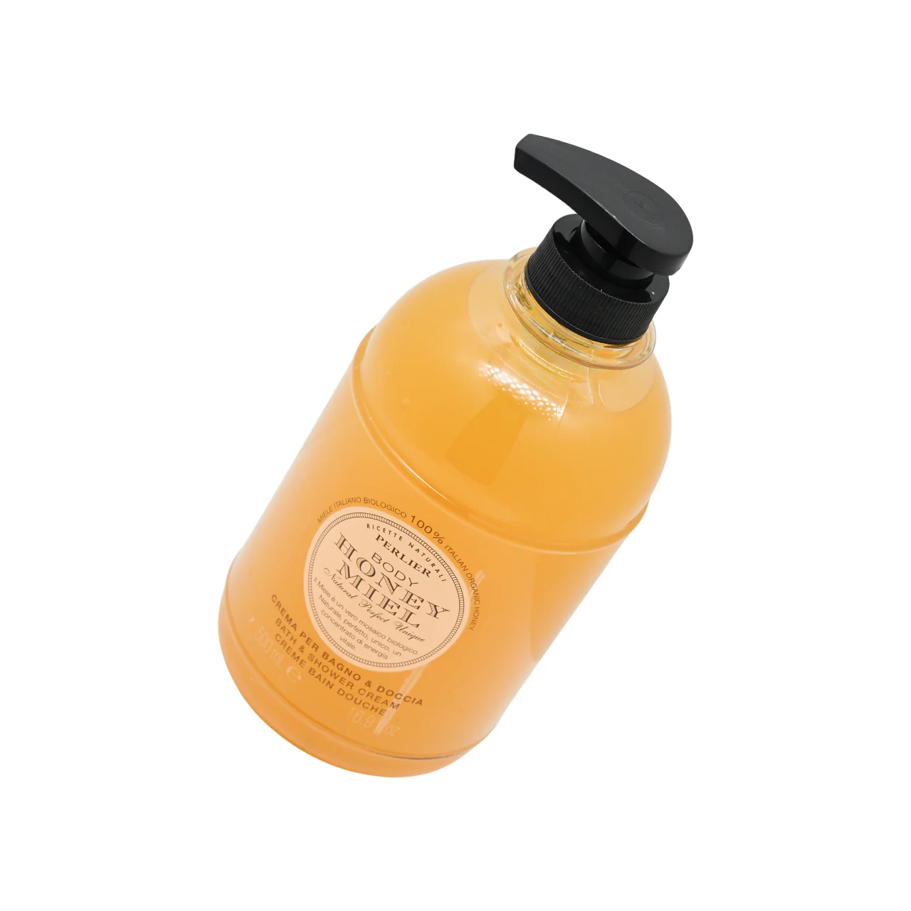 Perlier Honey Miel Bath & Shower Cream 500ml - Image 4