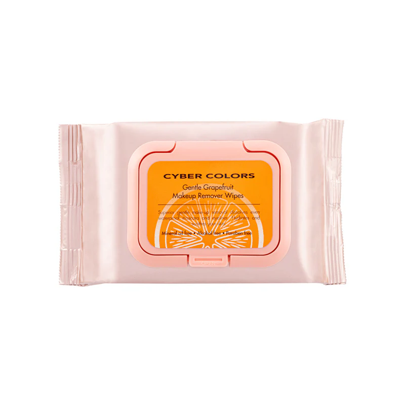 Cyber Colors Makeup Remover Wipes, Grapefruit 30PCS - Image 2