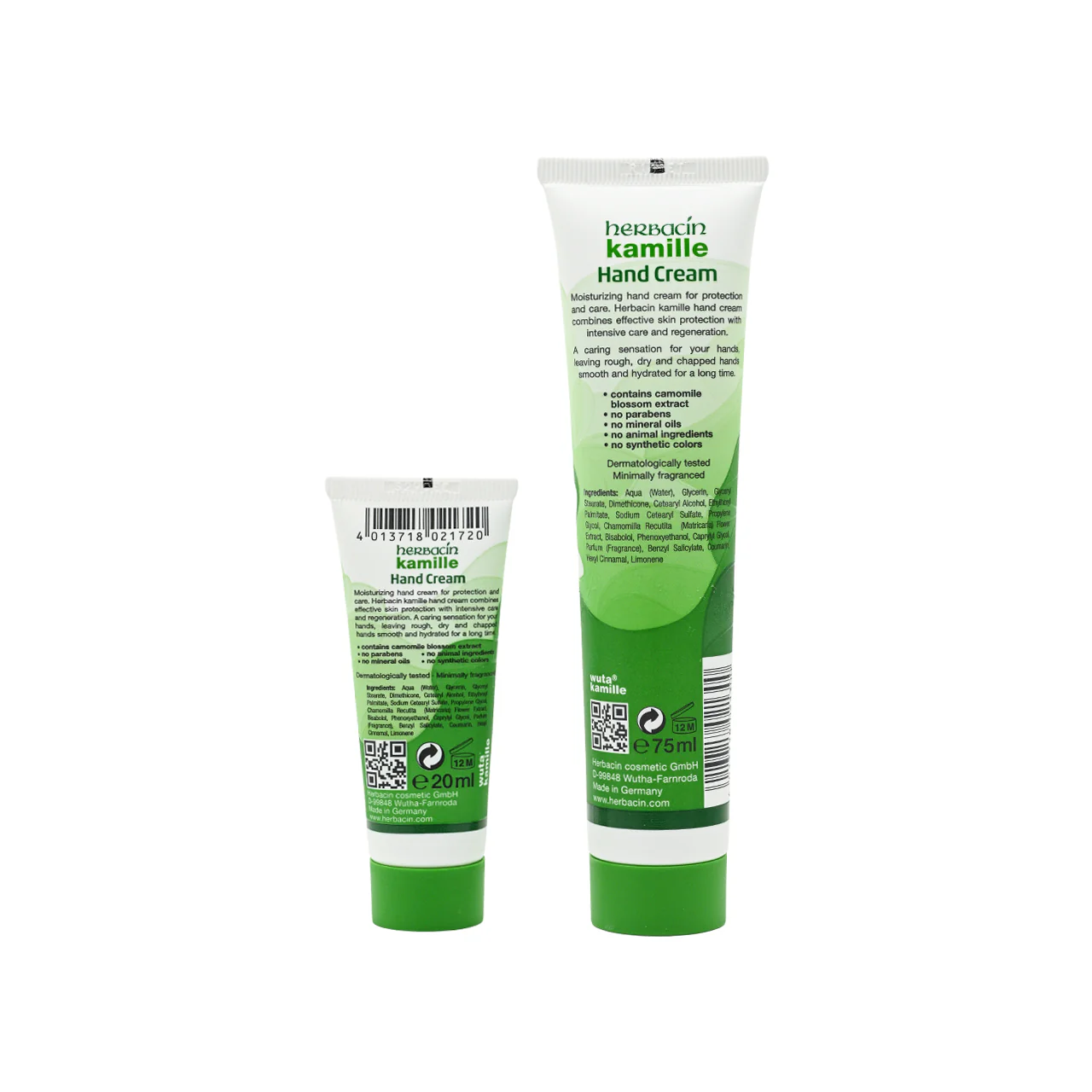 Herbacin Kamille Original Hand Cream with glycerine- Tube 75ml - Image 4