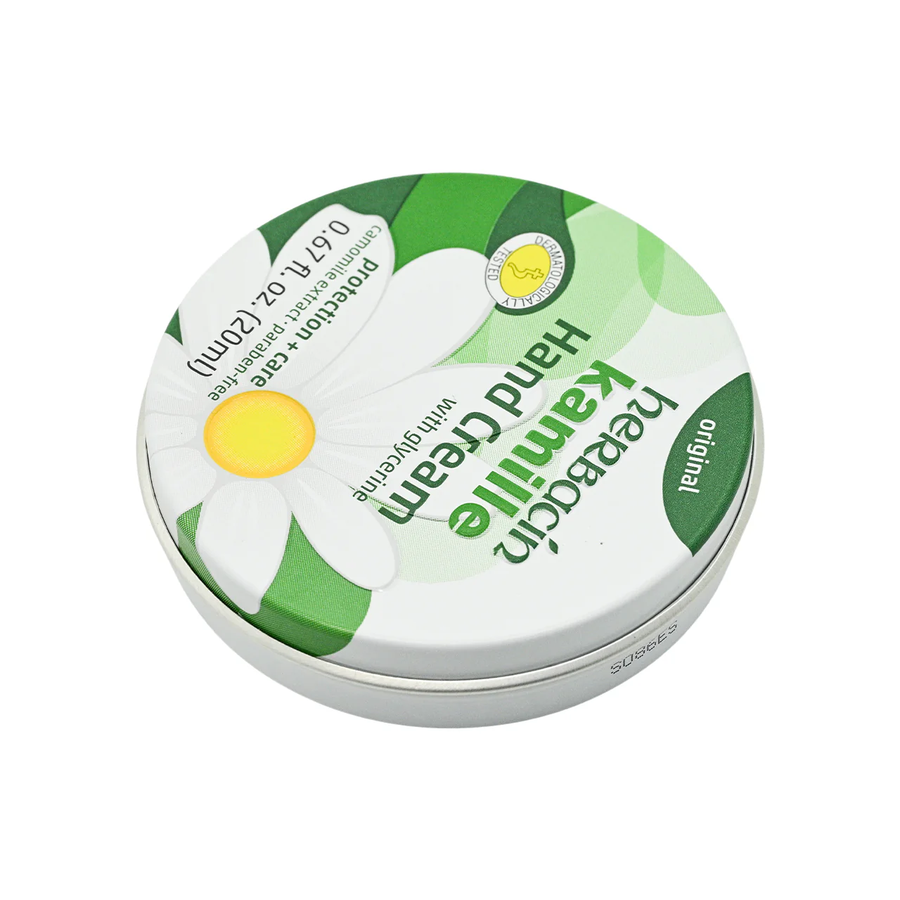 Herbacin Kamille Original Hand Cream with Glycerine - Tin 20ml - Image 5