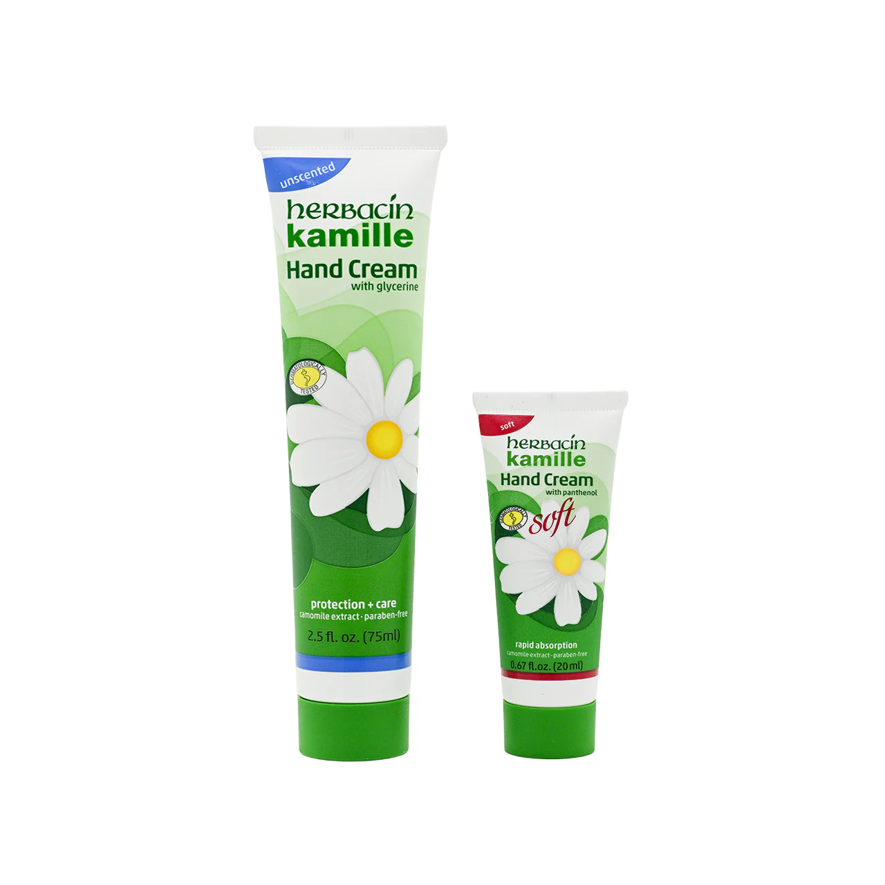 Herbacin Kamille Unscented Hand Cream with Glycerine 75ml - Image 3
