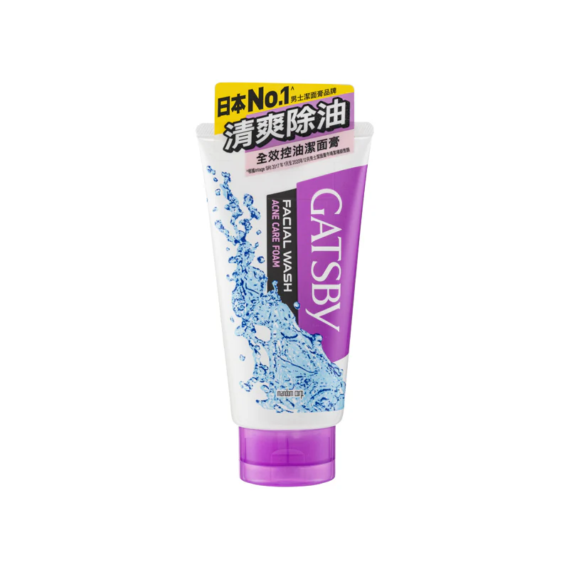 Gatsby Facial Wash – Acne Care Foam 130G