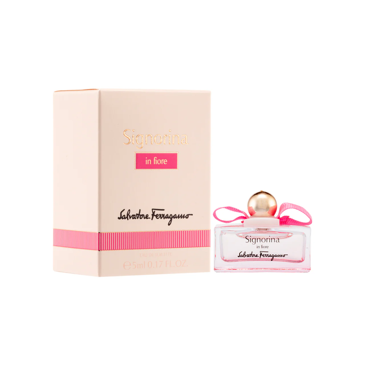 Salvatore Ferragamo Signorina In Fiore Mini Eau de Toilette Spray 5ml - Image 4