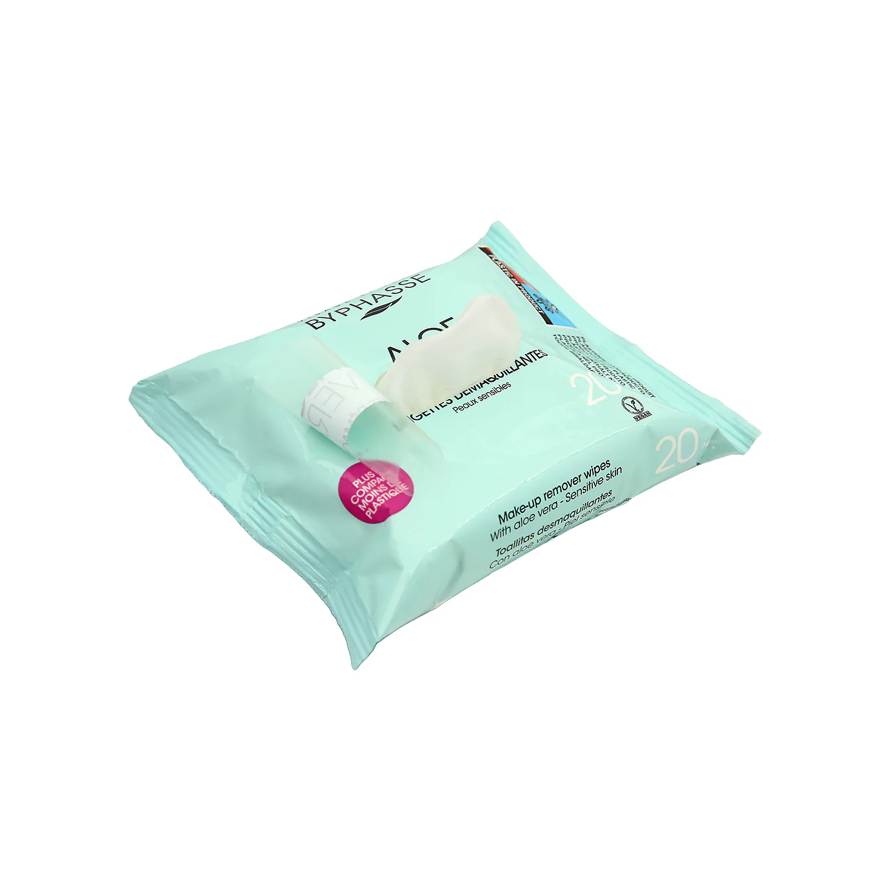 Byphasse Aloe Vera Make-Up Remover Wip 20pcs - Image 5