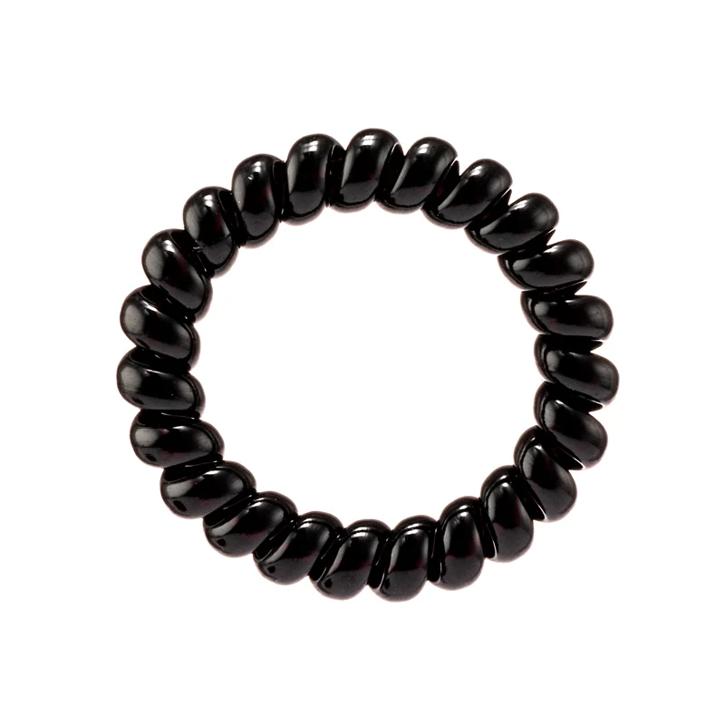 Guppy Spring Hair Gum Black 2PCS - Image 4
