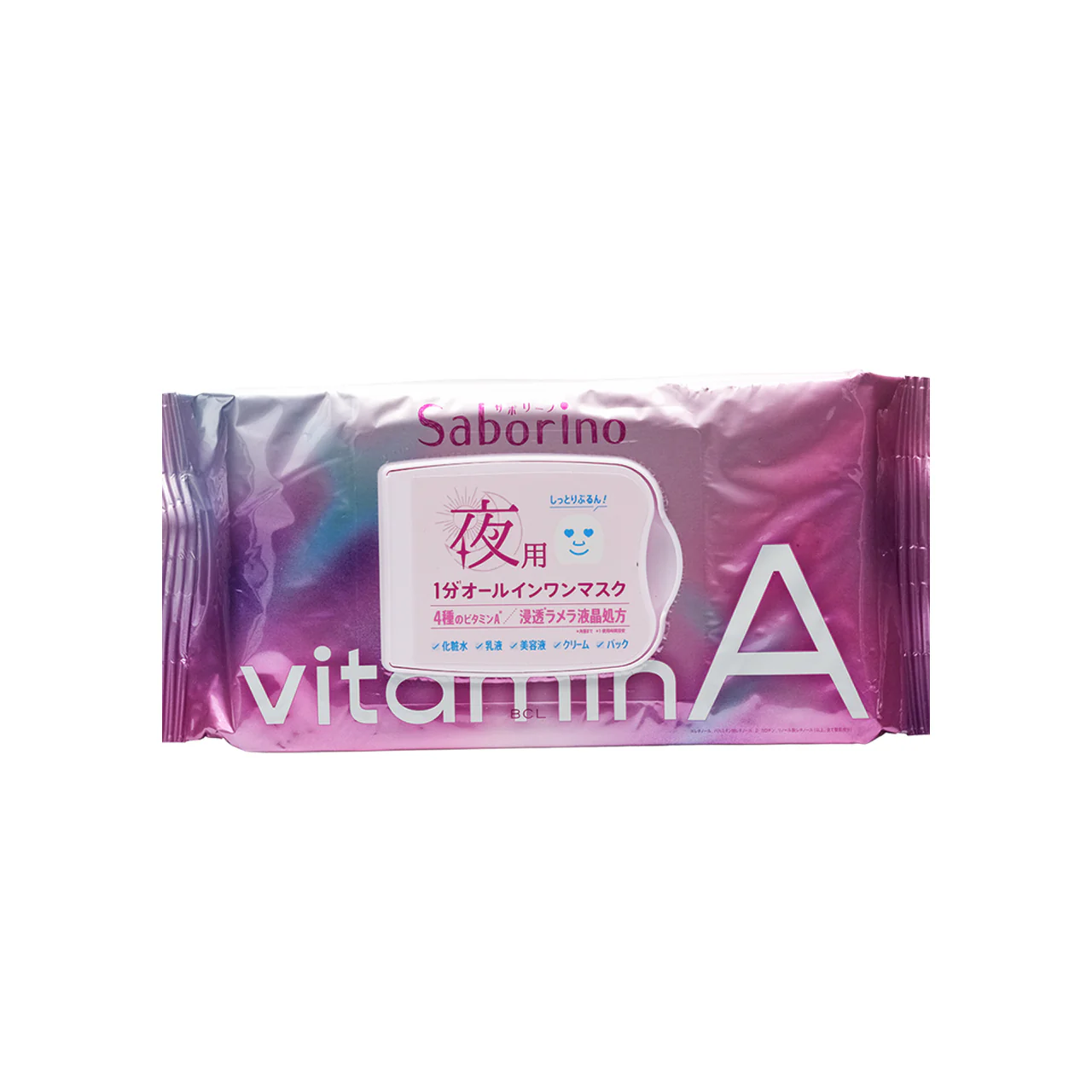 BCL Saborino Good Night Facial Mask VA 30pcs