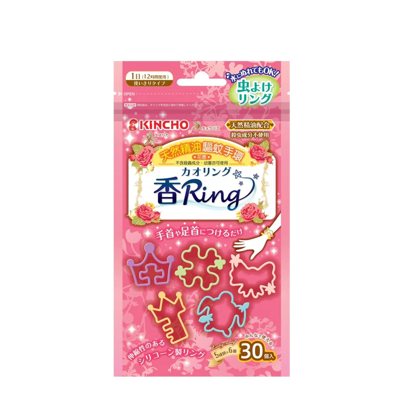 Kincho Insect Repellent Ring Floral Scent 30PCS
