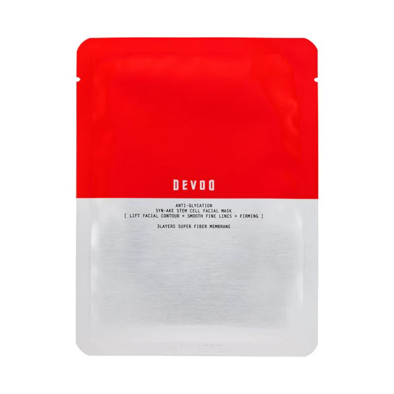 DEVDO Anti-glycation Syn-Ake Stem Cell Facial Mask 10piece - Image 2