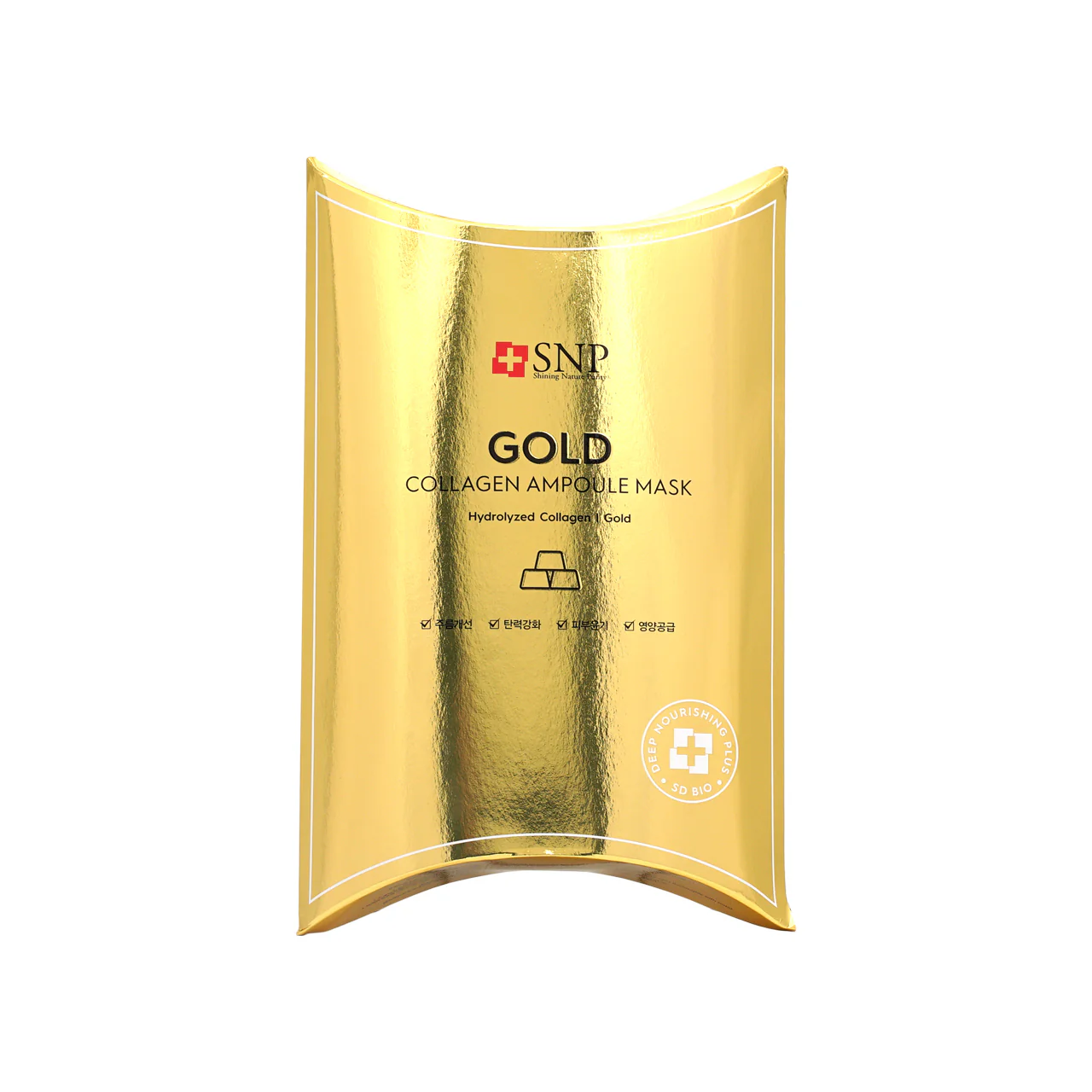 SNP Gold Collagen Ampoule Mask 10pcs - Image 2