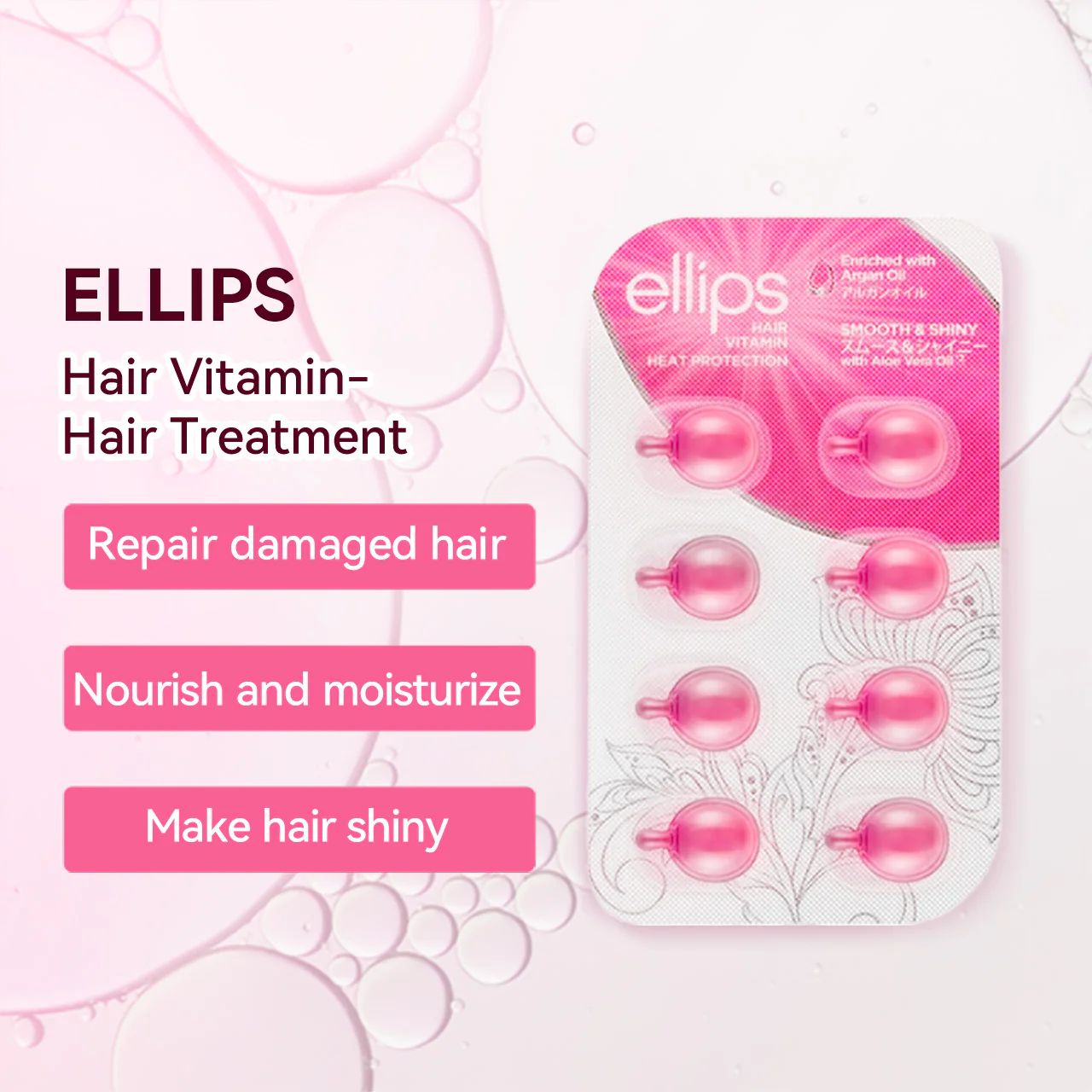 Ellips Hair Vitamin - Hair Treatment 1ml x 8pcs