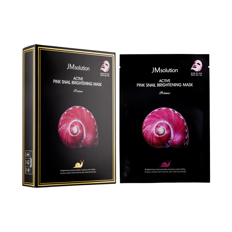 Jmsolution Active Pink Snajl Brightening Mask Prime 10pcs