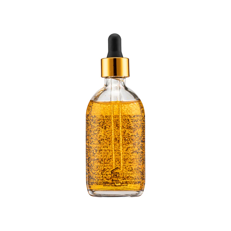 Mvsk Luxury 99.9% Gold Leaf Brightening & Dark Correcting Ampoules 100ML - Image 3