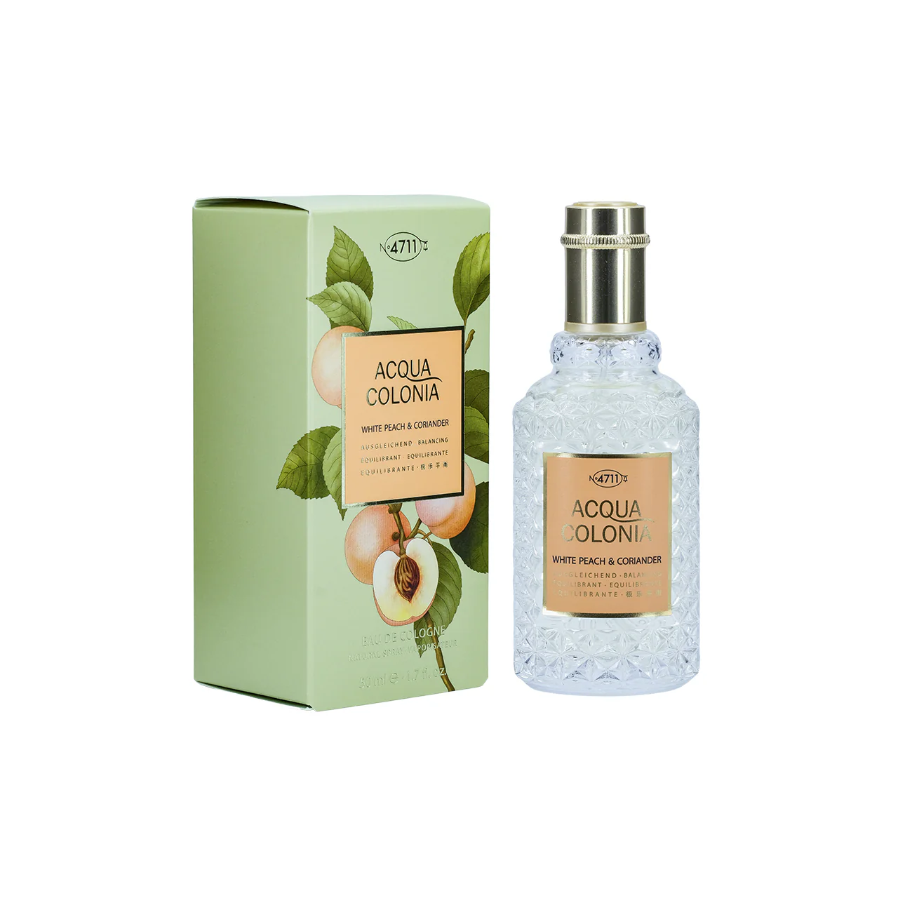 4711 Acqua Colonia White Peach & Coriander Eau De Cologne 50ml