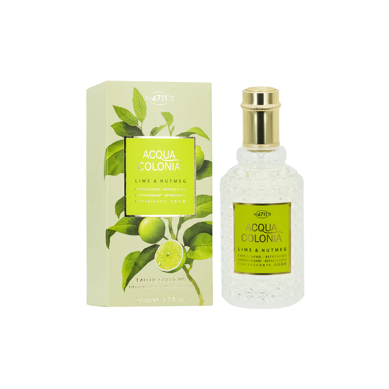 4711 Acqua Colonia Pink Lime & Nutmeg Eau De Cologne 50ml