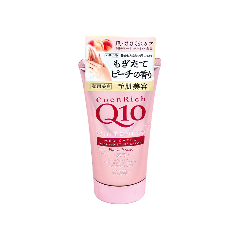 Kose Cosmeport Medicated Whitening Hand Cream Fresh Peach 80g - Image 3