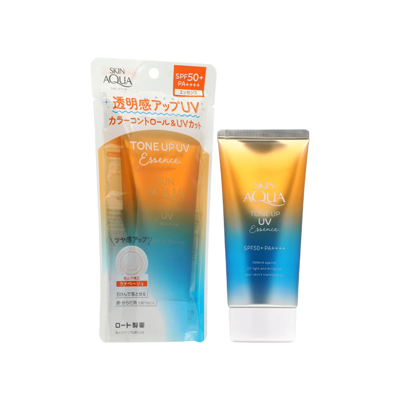 Mentholatum Sunplay Skin Aqua Tone-up UV Essence #Latte Beige80g