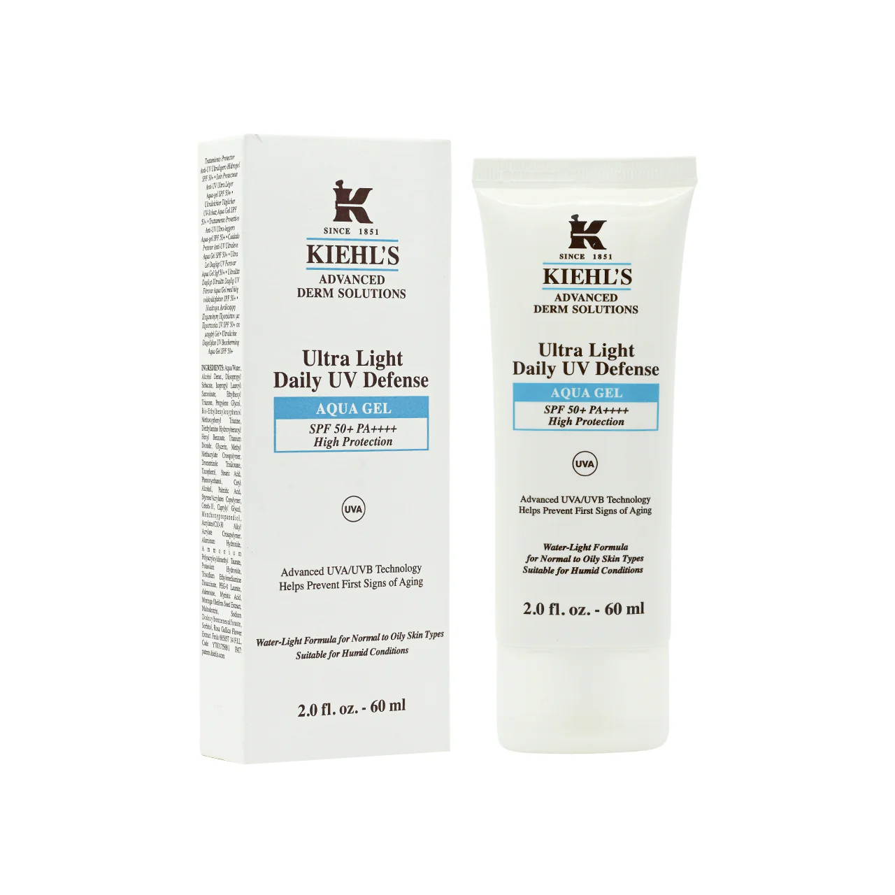 Kiehl's Ultra Light Daily Uv Defense Aqua Gel SPF 50 Pa++++ 60ML