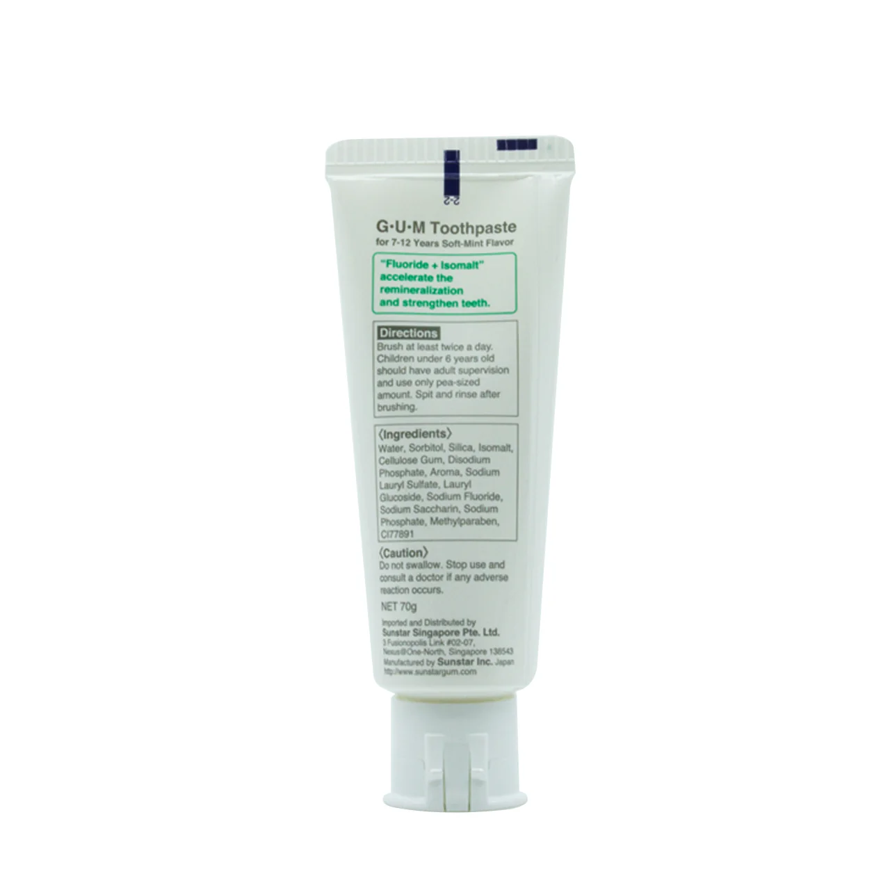 Sunstar G.U.M Toothpaste 7-12 Years Mint 70G - Image 3