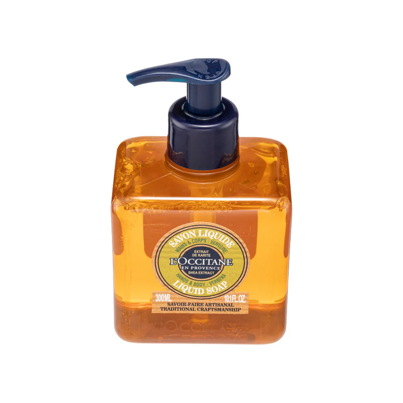 L'Occitane Shea Butter Hands & Body Liquid Soap – Verbena 300ML - Image 2