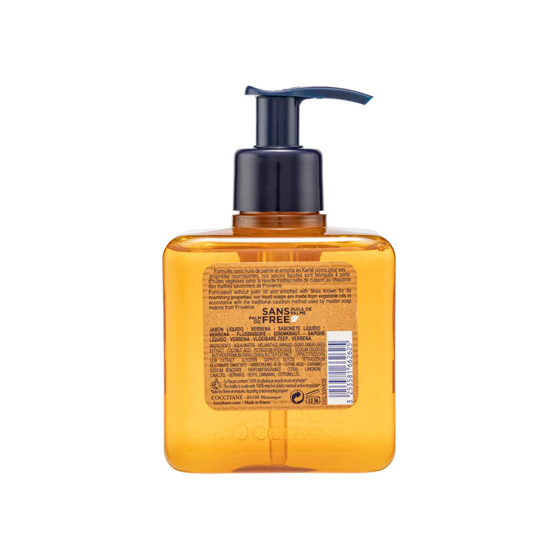 L'Occitane Shea Butter Hands & Body Liquid Soap – Verbena 300ML - Image 5
