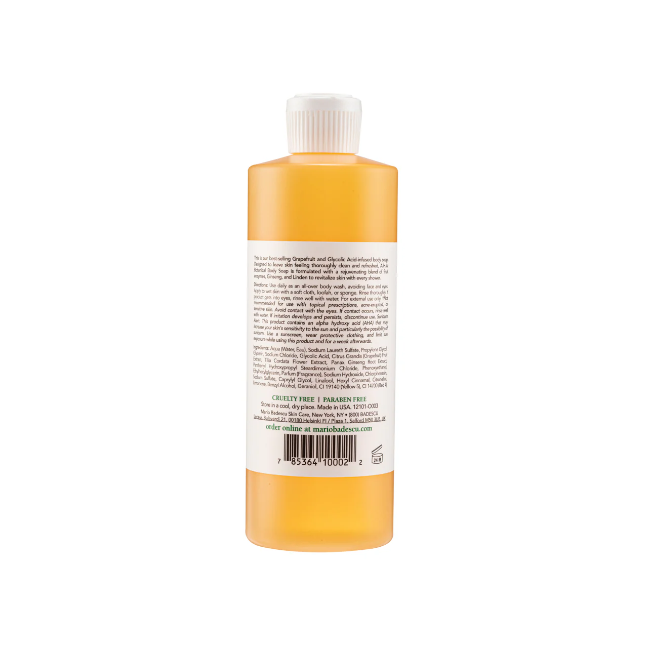 Mario Badescu A.H.A. Botanical Body Soap 472ml - Image 2