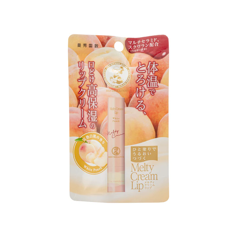 Mentholatum Melty Cream Lip - White Peach 3.3G