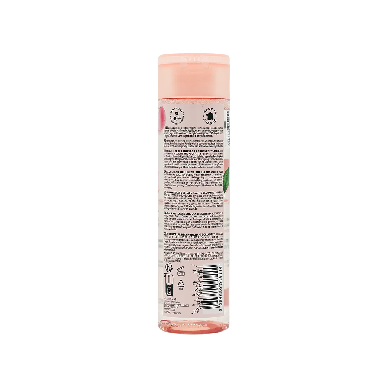 Nuxe Very Rose Soothing Cleansing Micellar Water 200ml - Image 2