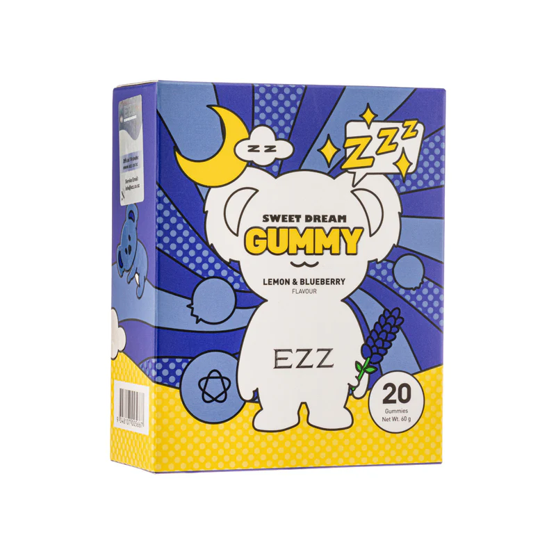 Ezz Sweet Dream Gummy - Lemon & Blueberry 20Tablets - Image 2
