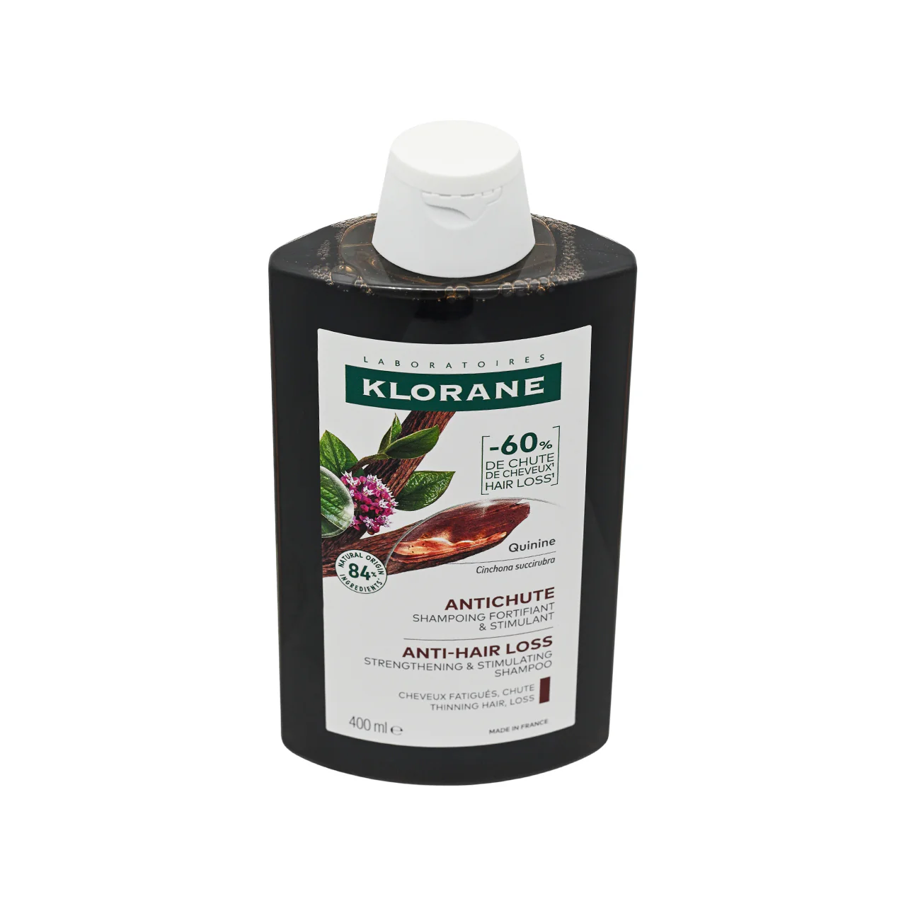 Klorane Shampoo With Quinine & Organic Edelweiss 400ML - Image 4