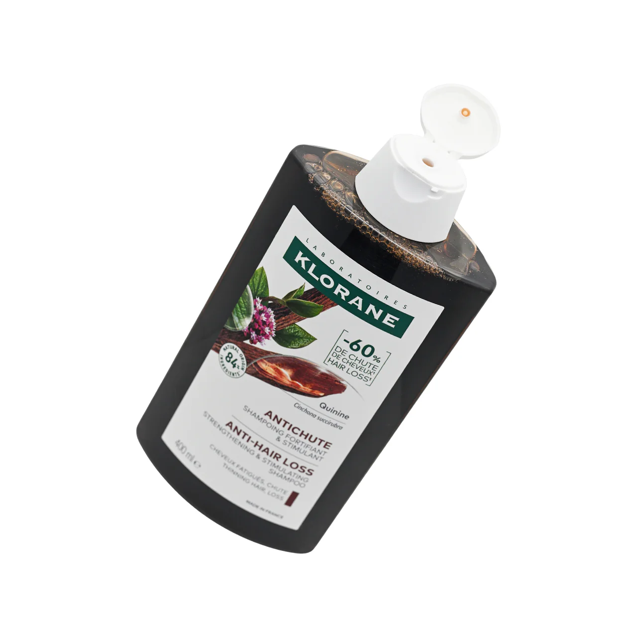 Klorane Shampoo With Quinine & Organic Edelweiss 400ML - Image 5