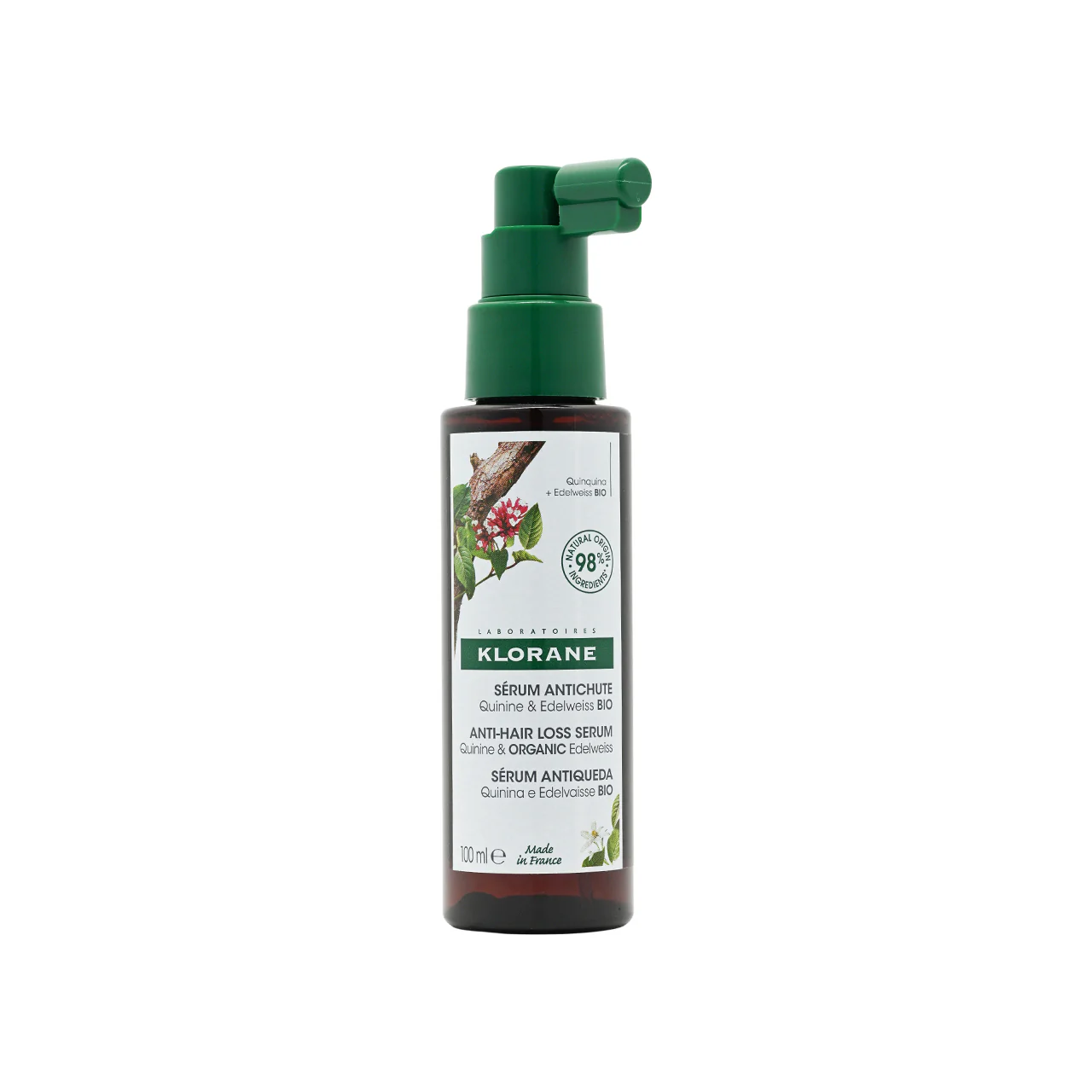 Klorane Anti-hair Loss Serum with Quinine &Organic Edelweiss 100ml - Image 2