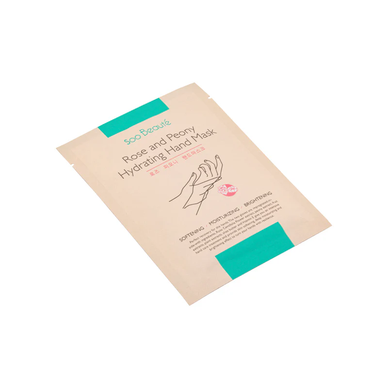 Soo Beaute Rose & Peony Hydrating Hand Mask 18ML - Image 4