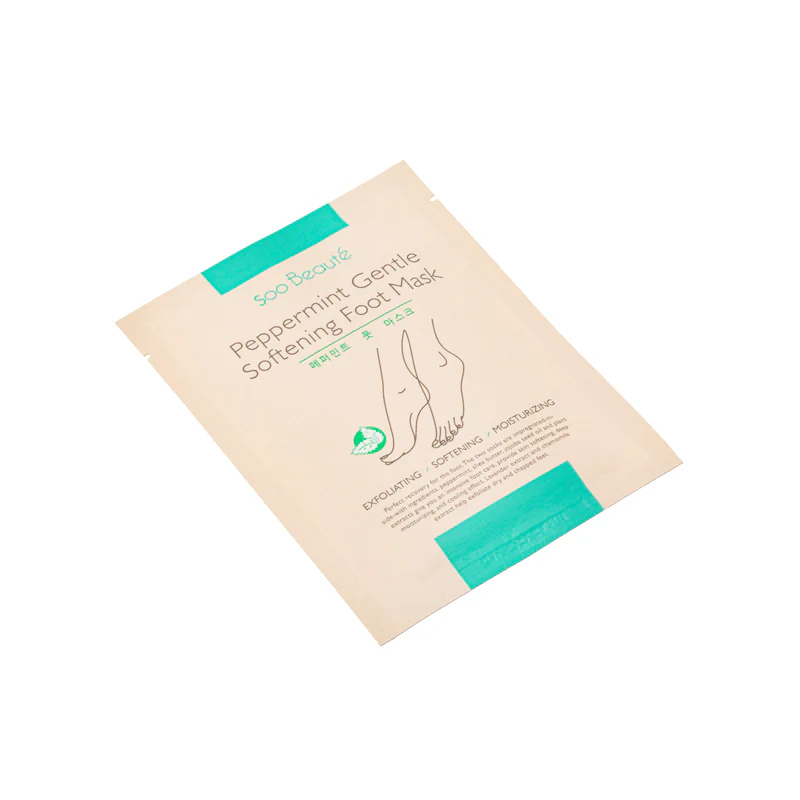 Soo Beaute Peppermint Gentle Softening Foot Mask 18ML - Image 4