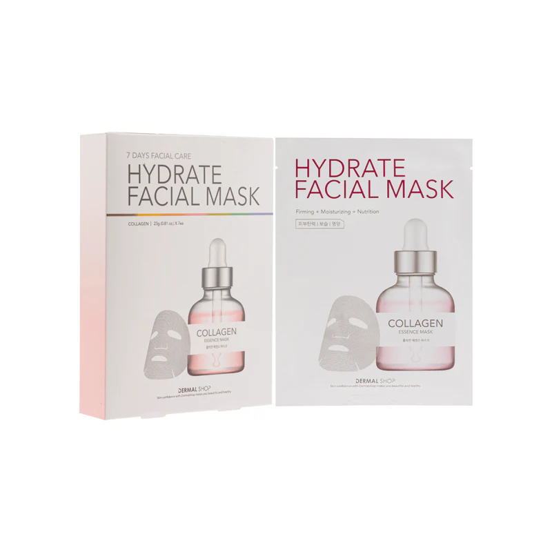 Dermal Shop Hydrate Facial Mask Collagen 7PCS