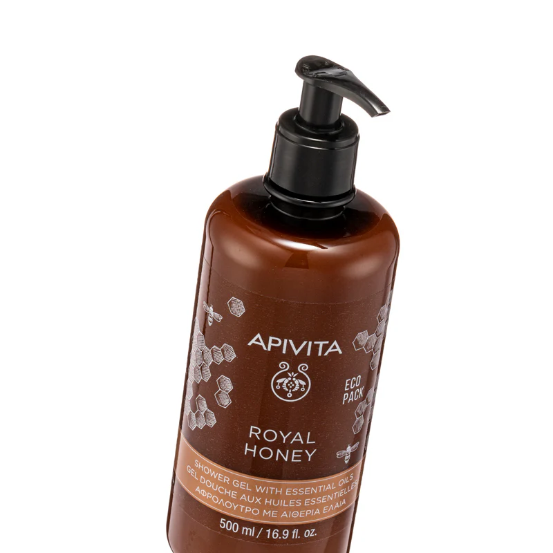 Apivita Royal Honey Shower Gel 500ML - Image 4