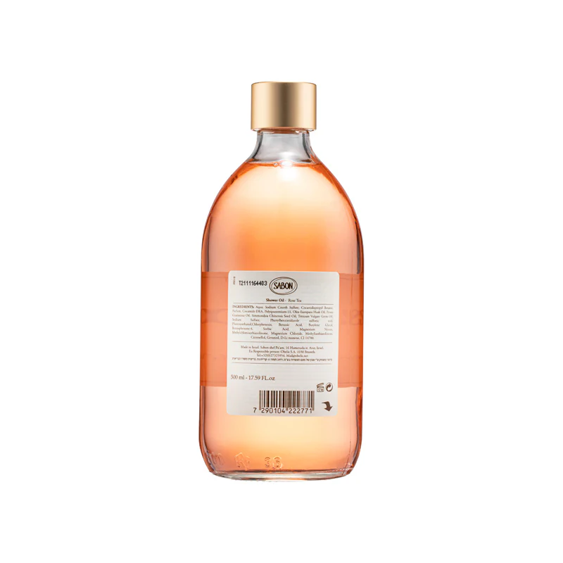 Sabon Shower Oil Rose Tea 500ML - Image 2
