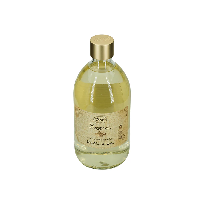 Sabon Shower Oil Patchouli Lavender Vanilla 500ML - Image 3