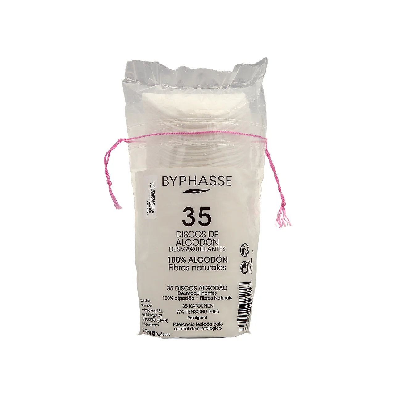 Byphasse Make-Up Removal Cotton Pads 35pcs - Image 3