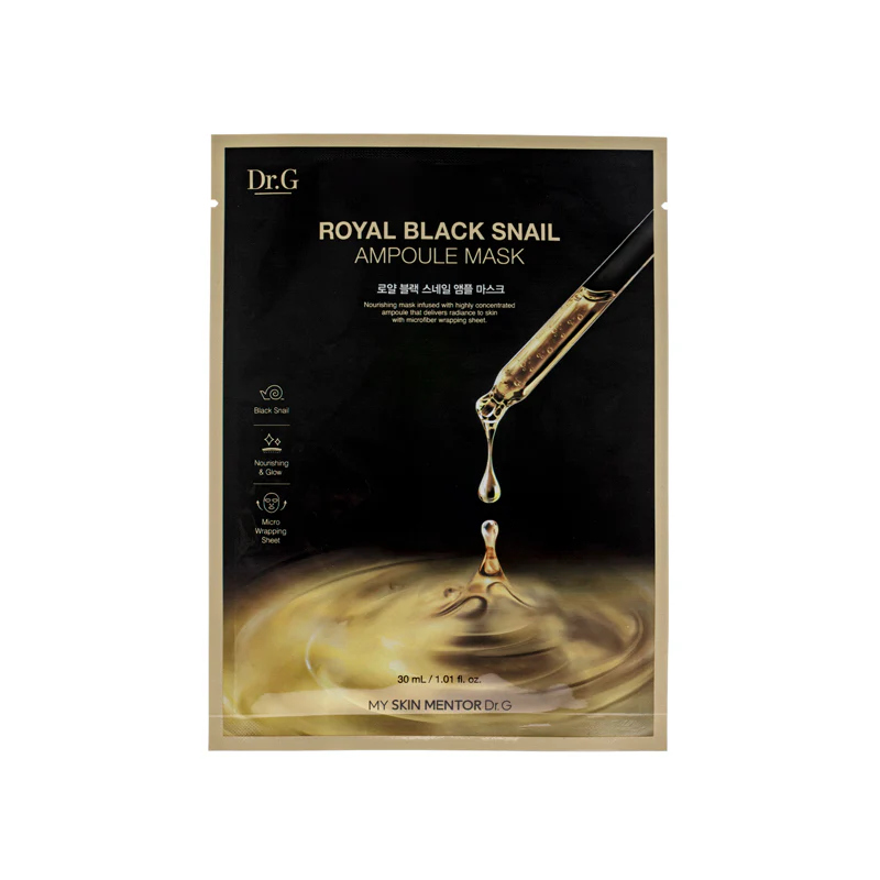 Dr.G Royal Black Snail Mask 10PCS - Image 5