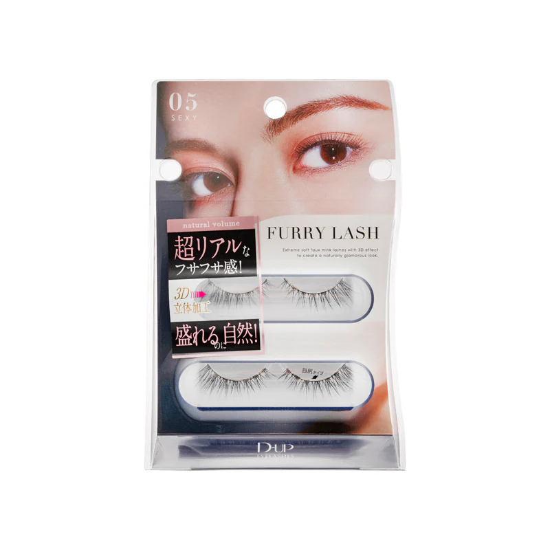 D_Up Furry Lash Eyelashes 05 Sexy 2Pairs