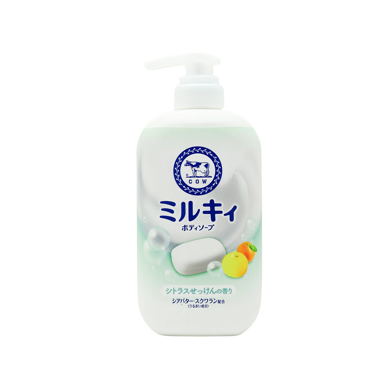 Cow Milky Body Soap - Yuzu 550ml - Image 2