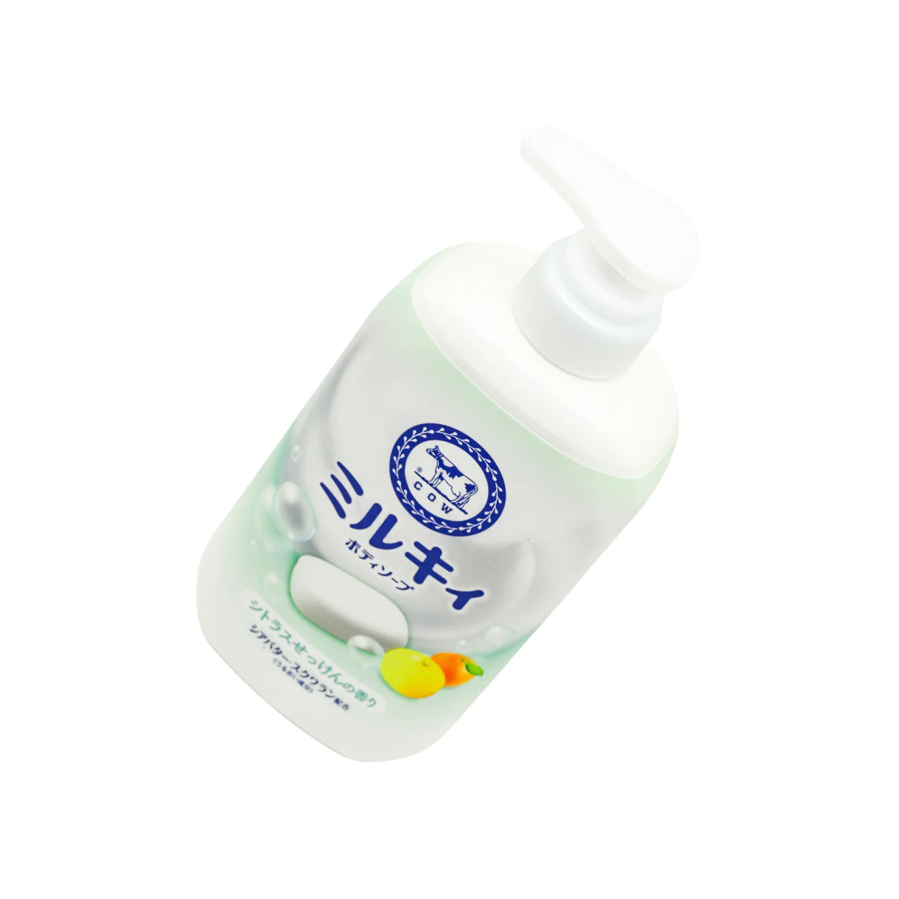 Cow Milky Body Soap - Yuzu 550ml - Image 4