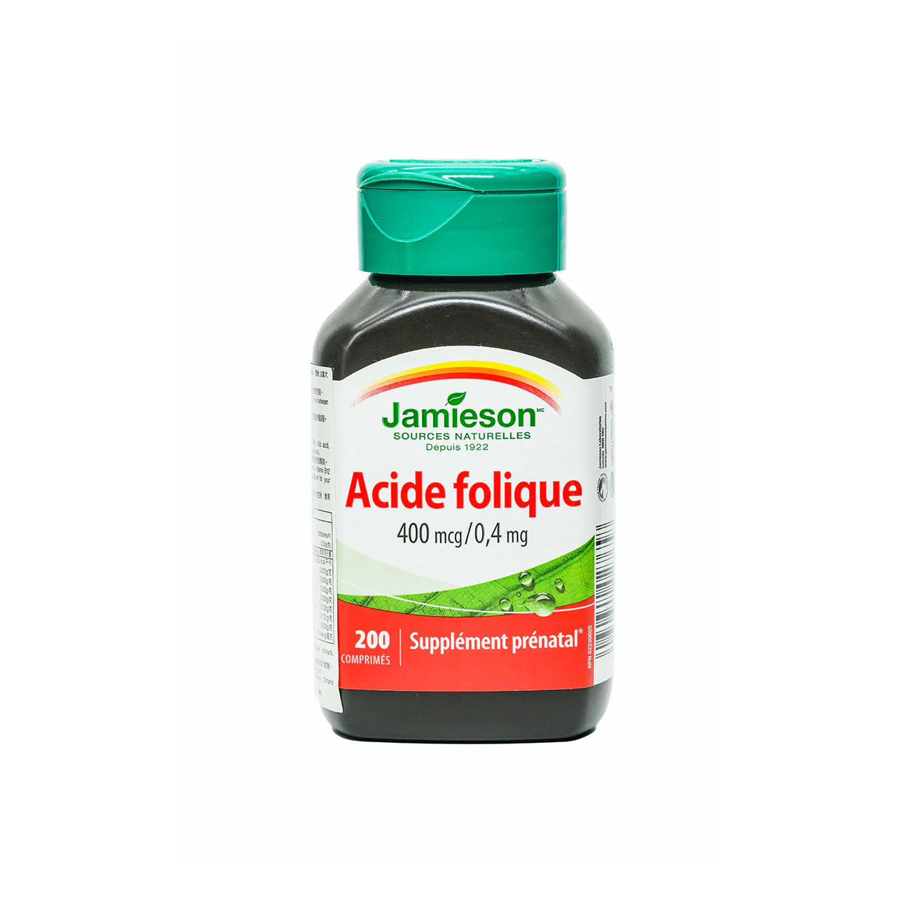 Parallel Import Jamieson Folic Acid 400 Mcg 200 Capsules - Image 2