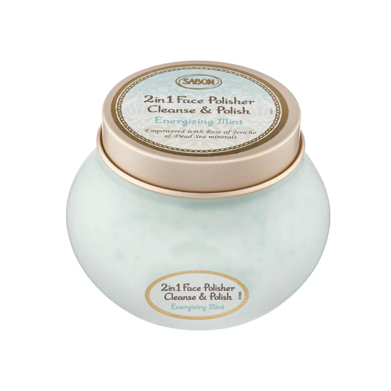 Sabon 2 In 1 Face Polisher Mint 200ML - Image 4