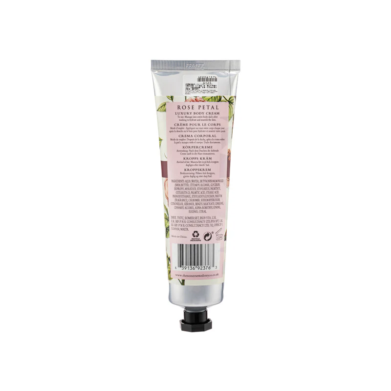 Aromas Artesanales De Antigua Body Cream Rose Petal 130ML - Image 2