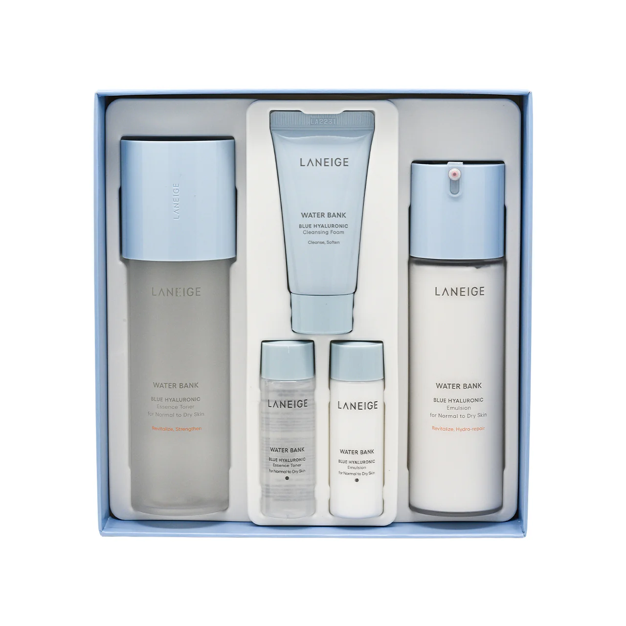 Laneige Water Bank Blue Hyaluronic Essential Set 5pcs - Image 3