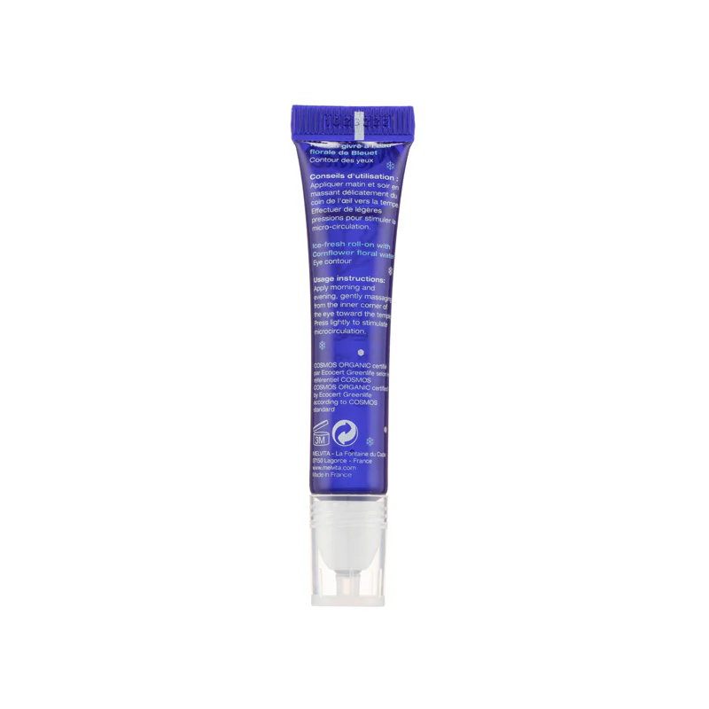 Melvita Ice-Fresh Roll-On With Cornflower Floral Water Eye Contour 10ML - Image 3