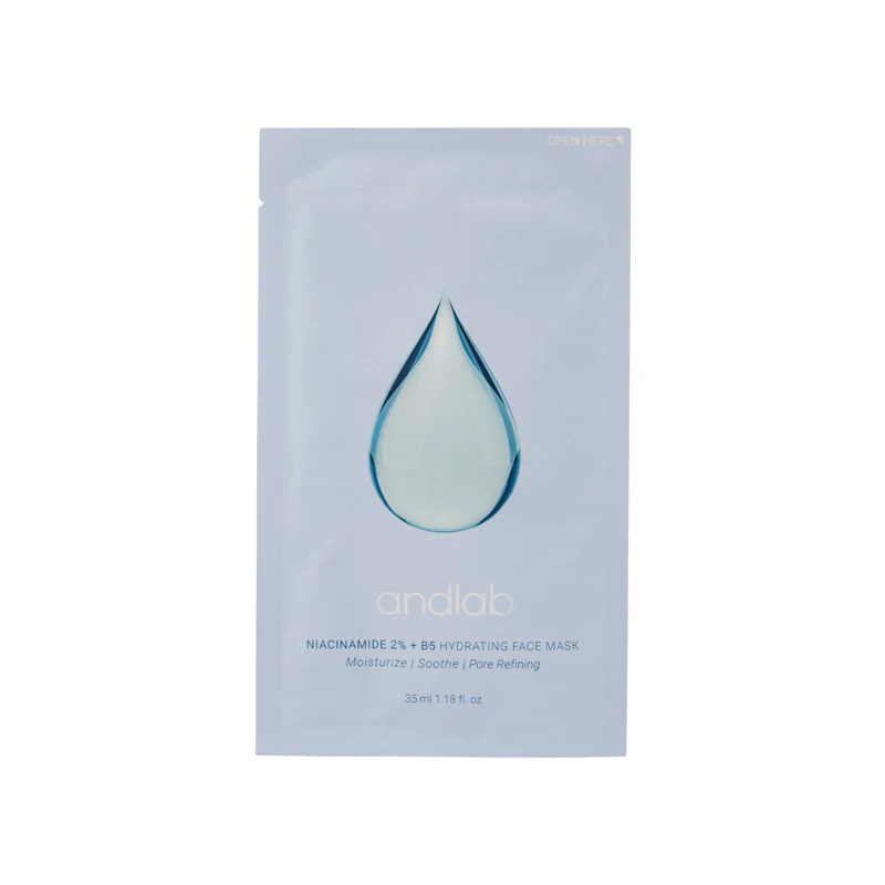 Andlab Niacinamide 2%+B5 Hydrating Face Mask  35ML X 5PCS - Image 4
