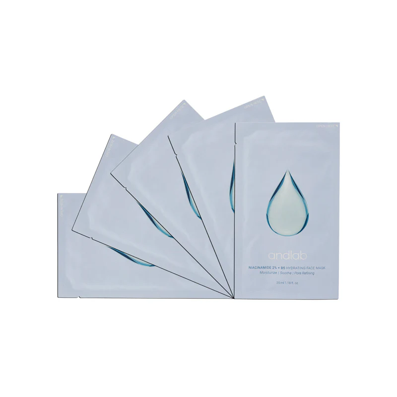 Andlab Niacinamide 2%+B5 Hydrating Face Mask  35ML X 5PCS - Image 6